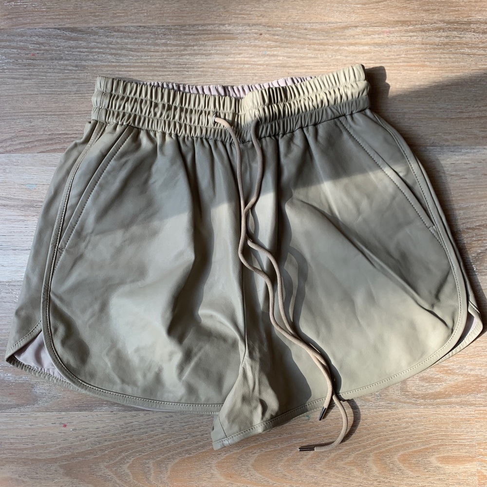 Genuine leather short like new